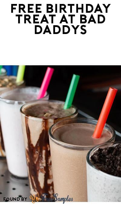 FREE Birthday Cake Batter Treat At Bad Daddys On August 25