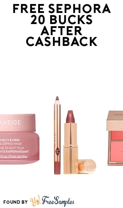FREE $20 Sephora Credit for New TopCashback Members