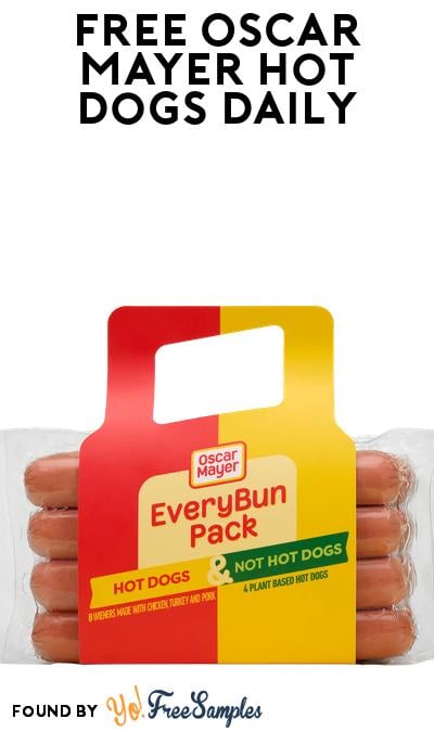 FREE Oscar Mayer Hot Dogs Pack At 12PM EST Daily (GoPuff Required)