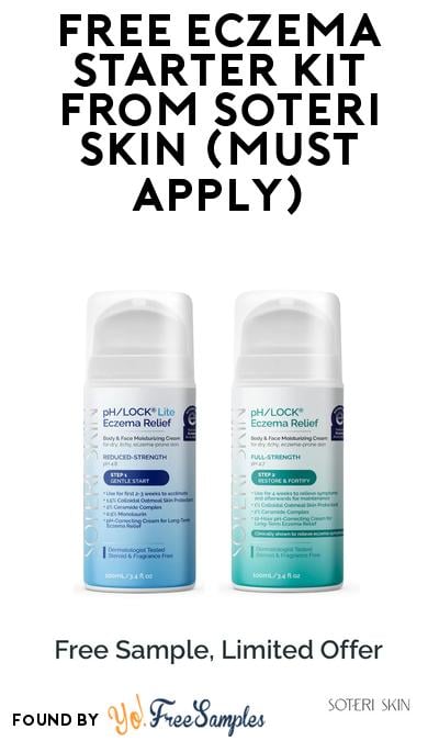 FREE Eczema Starter Kit From Soteri Skin (Must Apply)