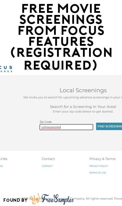 FREE Movie Screenings From Focus Features (Registration Required)