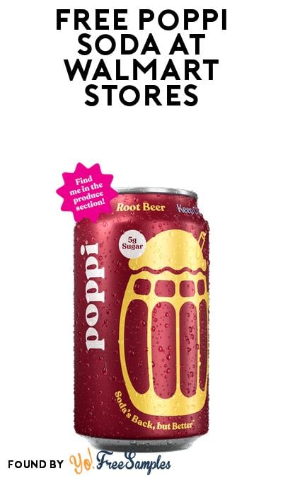 FREEBATE Poppi Prebiotic Soda at Walmart or Giant Eagle