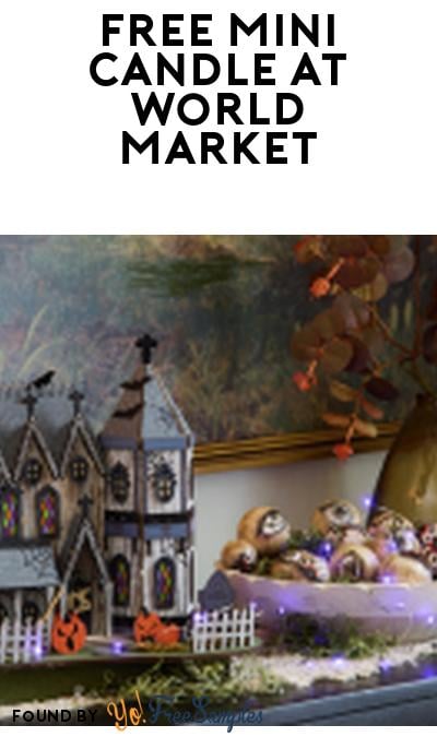 FREE Mini Candle at World Market with Any Purchase (Rewards Required)