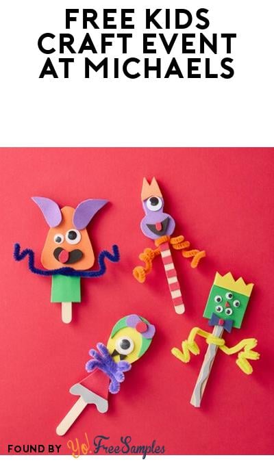 FREE Kids Monster Bookmark Making Event at Michaels (Registration Required)