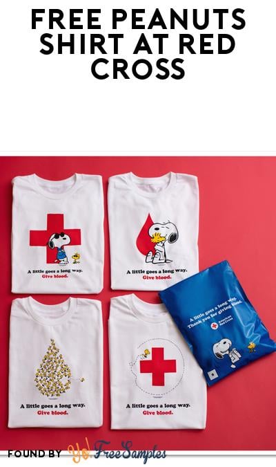 FREE PEANUTS T-Shirt When Donating Blood At Red Cross