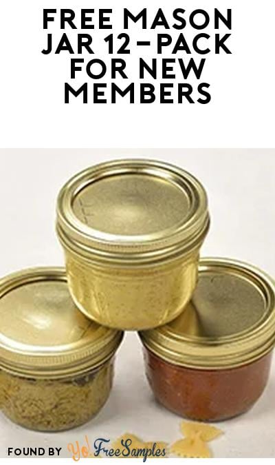 FREE Mason Jars 12-Pack For New TopCashback Members