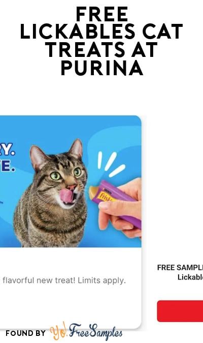 FREE Friskies Lil’ Lickables Creamy Puree Cat Treats Sample on MyPurina App (App Required)
