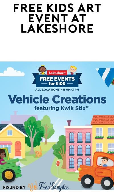 FREE Kids Vehicle Crafting Event at Lakeshore Learning September 20