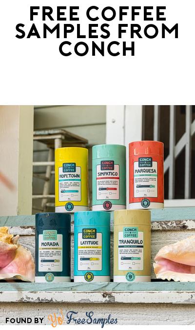 FREE Conch Coffee Sample For Selected Coffee Testers (Must Apply)