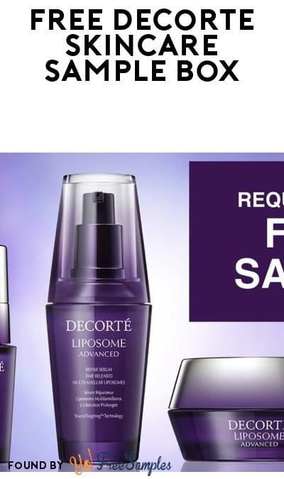 FREE DECORTÉ Skincare Sample Pack (Social Media Ad Required)