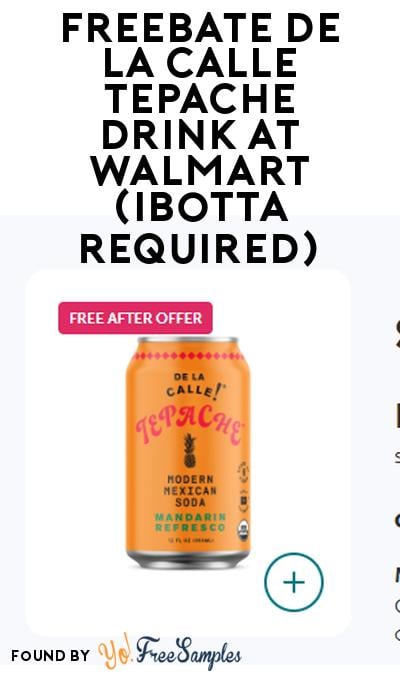 FREEBATE De La Calle Tepache Drink At Walmart (Ibotta Required)