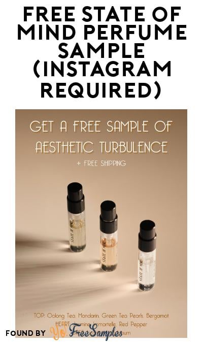 FREE State of Mind Perfume Sample (Instagram Required)