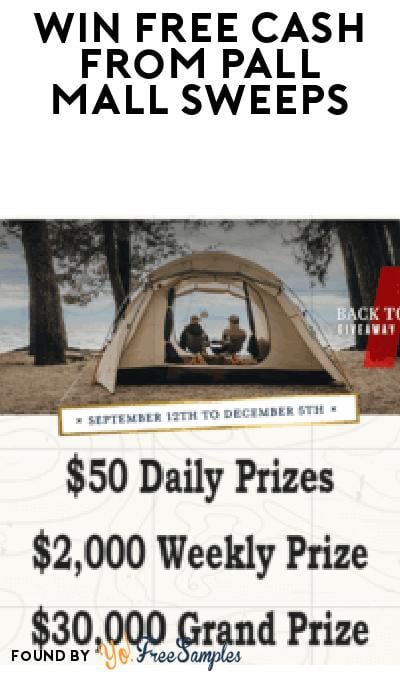 Win FREE $30000 Cash and $50 Gift Cards From Pall Mall