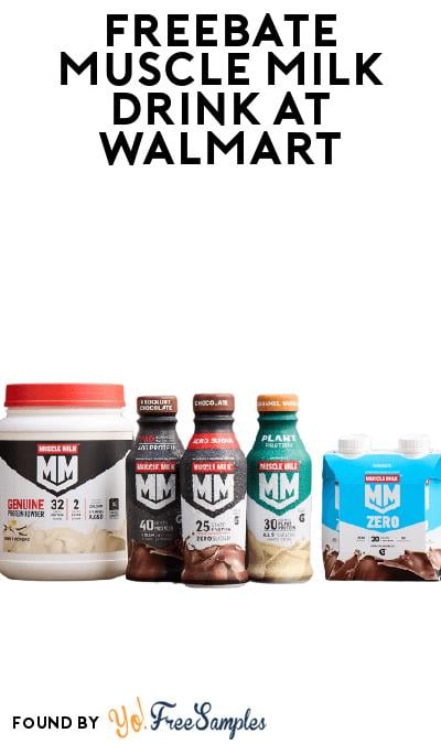 FREEBATE Muscle Milk Protein Shake At Walmart (Aisle Required)