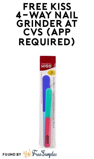 FREE KISS 4-Way Nail Grinder at CVS (App Required)