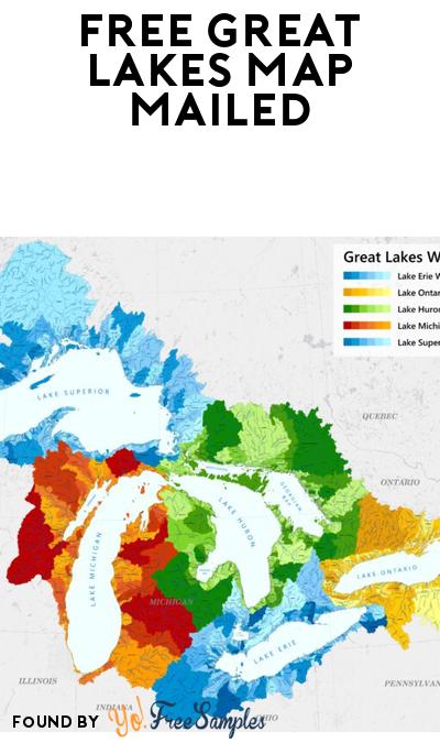 FREE Great Lakes Watersheds Map