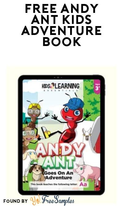 FREE Andy Ant Adventure Kids Book