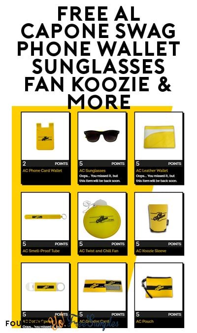 FREE Al Capone Swag Phone Wallet Sunglasses Fan Koozie & More