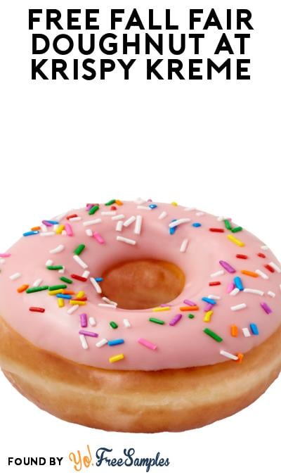 FREE Fall Fair Doughnut at Krispy Kreme (Rewards Membership Required)