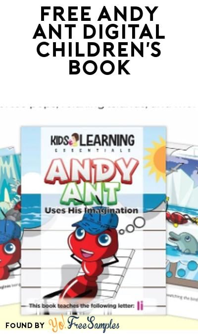 FREE Andy Ant Digital Children’s Book