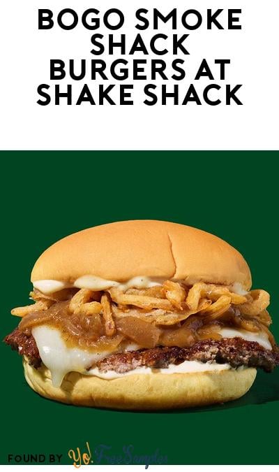 BOGO Smoke Shack Burgers at Shake Shack Through October 31st