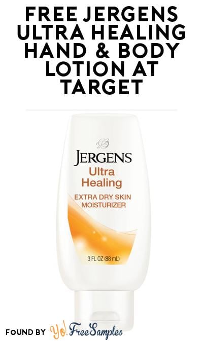 FREE Jergens Ultra Healing Hand & Body Lotion at Target
