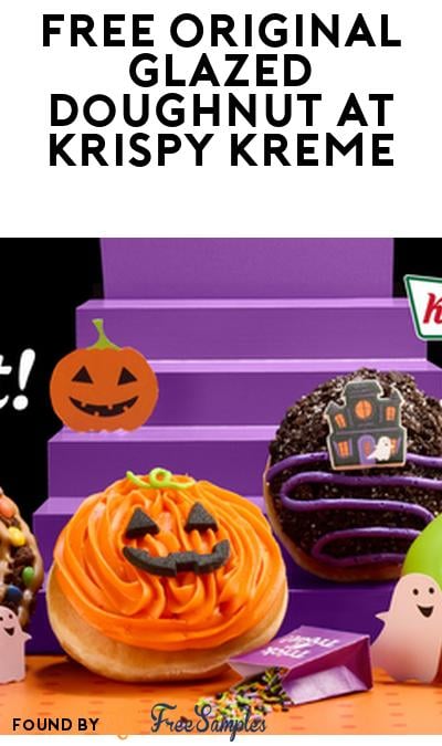 FREE Original Glazed or Classic Ring Doughnut at Krispy Kreme for Halloween (Costume Required)