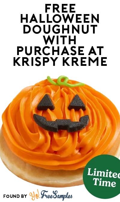 FREE Halloween Doughnut with Purchase at Krispy Kreme (Rewards Required)