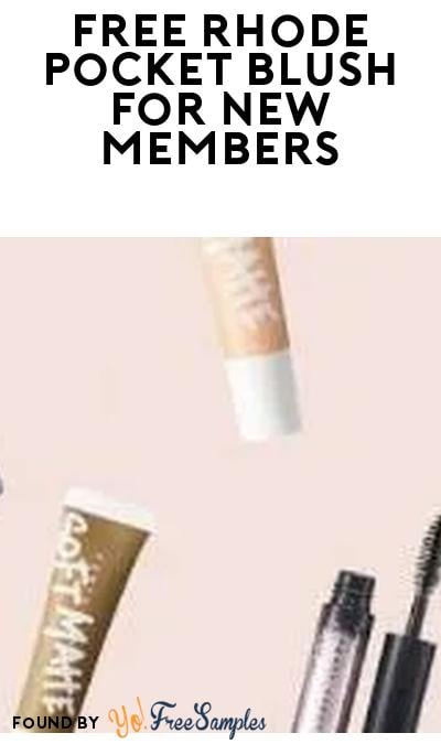 FREE Rhode Pocket Blush for New TopCashback Members