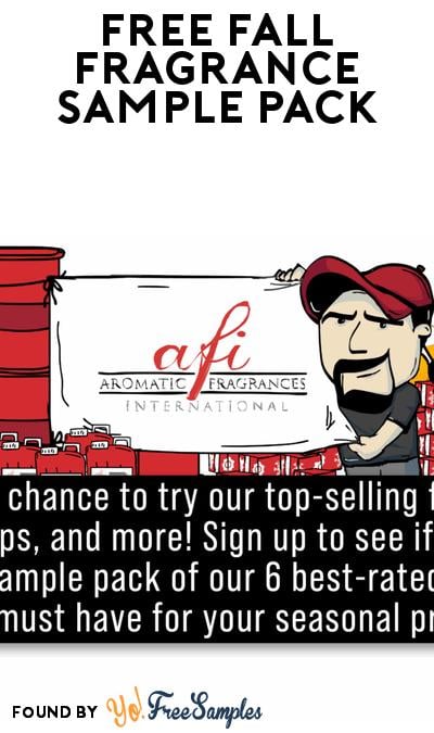 FREE Fall Fragrance Sample Pack for Businesses (Company Name Required)