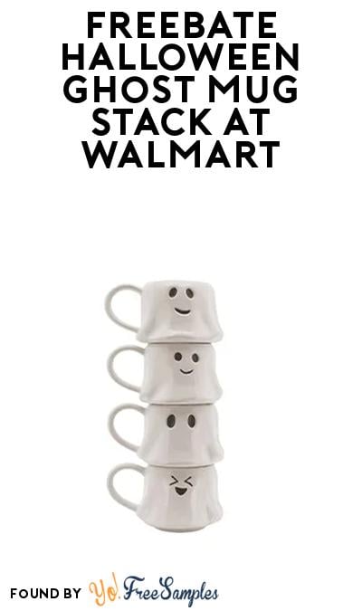 FREE Halloween Ghost Mug Stack at Walmart (New TopCashback Members)