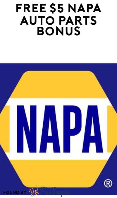 FREE $5 NAPA Auto Parts Rewards Signup Bonus