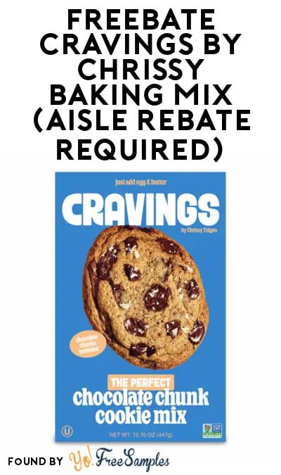 FREEBATE Cravings By Chrissy Baking Mix (Aisle Rebate Required)