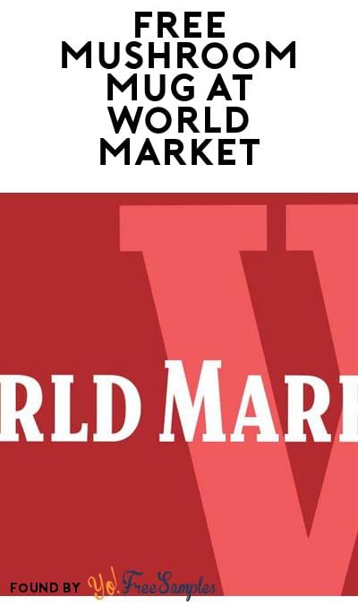 FREE Mushroom Mug at World Market (Rewards Membership & Purchase Required)