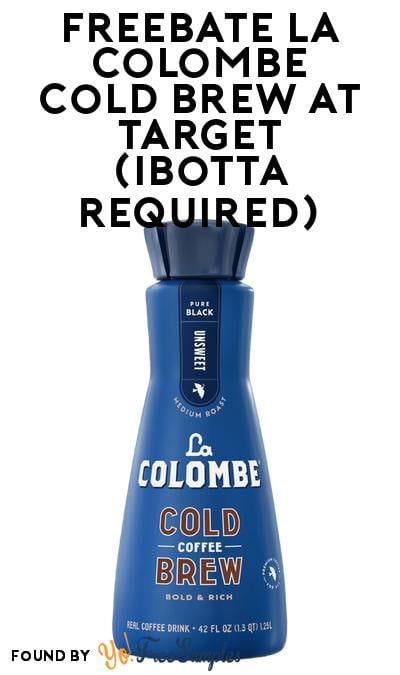 FREEBATE La Colombe Cold Brew at Target (Ibotta Required)