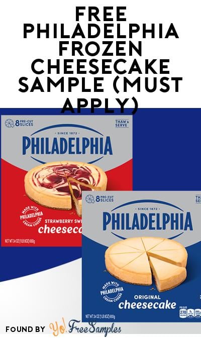 FREE Philadelphia Frozen Cheesecake Sample (Must Apply)