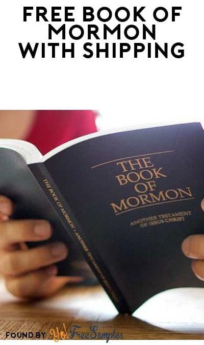 FREE Book of Mormon Copy