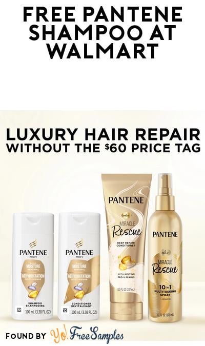 FREE Pantene Pro-V Shampoo or Conditioner Money Maker At Walmart