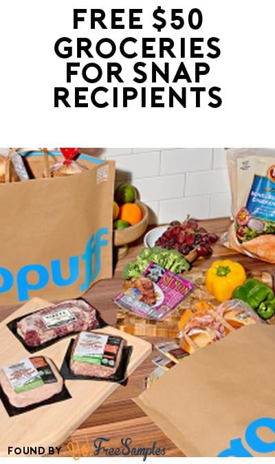 FREE $50 Groceries at Gopuff for SNAP Recipients (EBT Required)