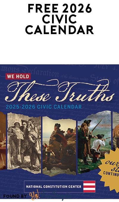 FREE 2026 We Hold These Truths Civic Calendar