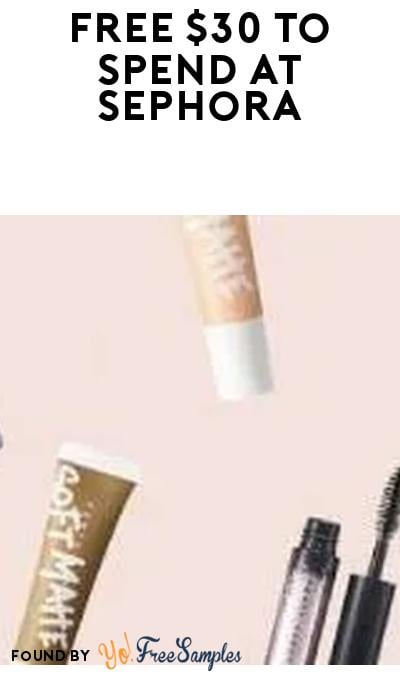 FREE $30 to Spend at Sephora for New TopCashback Members