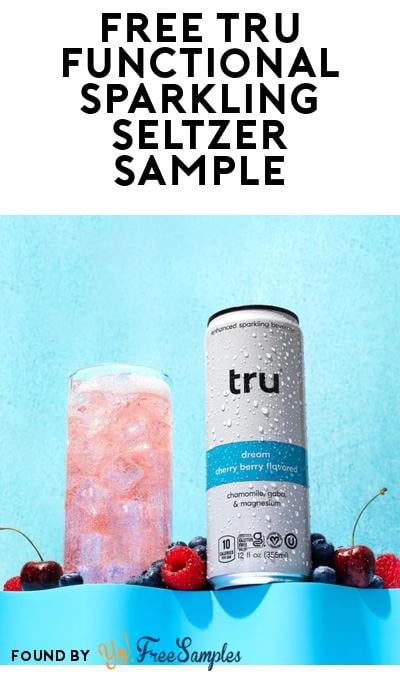 FREE 12-Pack Tru Sparkling Seltzer (Must Apply)
