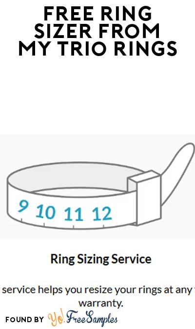 FREE Ring Sizer from My Trio Rings