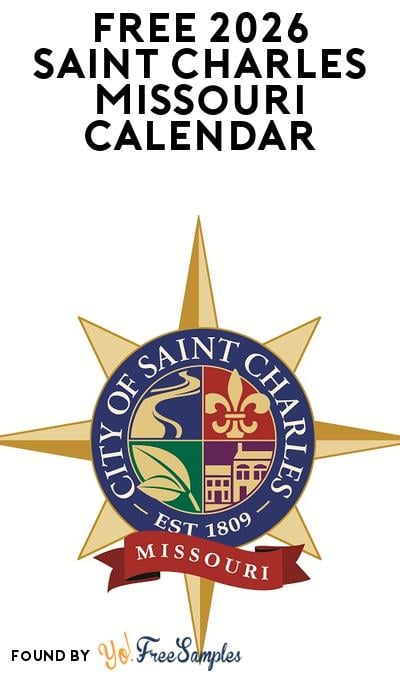 FREE 2026 Saint Charles Missouri City Calendar