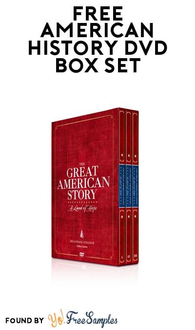 FREE Great American Story DVD Box Set from Hillsdale College