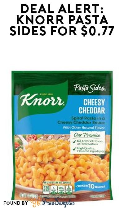 DEAL ALERT: Knorr Pasta Sides Cheesy Cheddar Rotini for $0.77