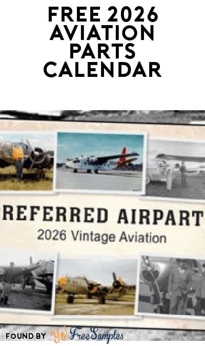 FREE 2026 Aviation Calendar from Preferred Airparts