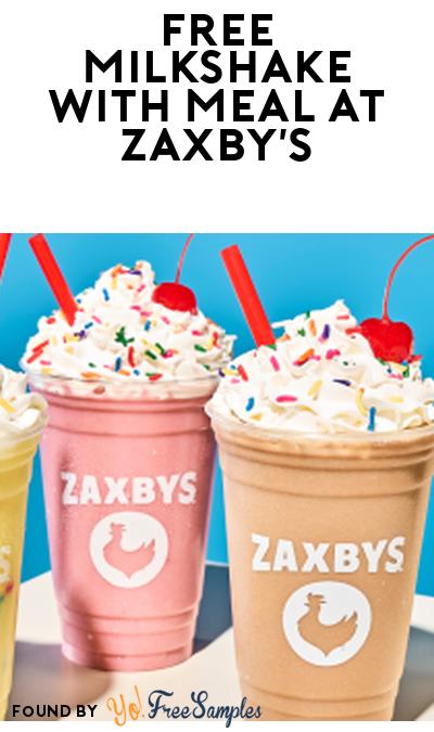 FREE Milkshake with Select Meal Purchase at Zaxby’s (App Required)