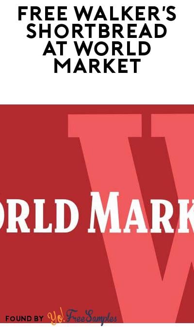 FREE Walker’s Shortbread Cookies at World Market (Rewards & Purchase Required)