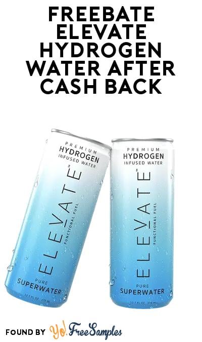 FREEBATE ELEVATE Hydrogen Infused Water 12-Pack (Aisle Required)